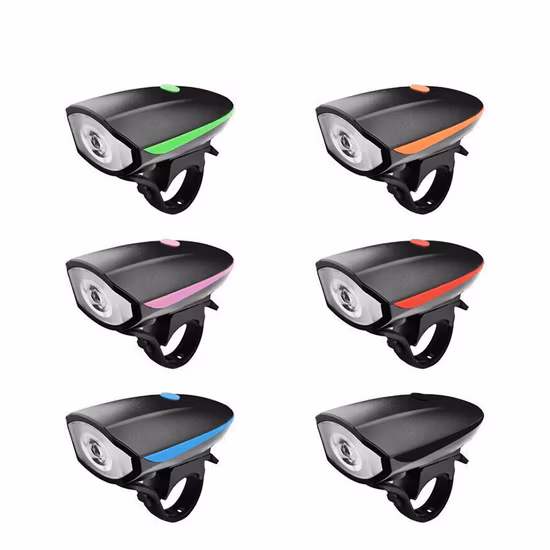 Luce per bici intelligente in lega di alluminio, luce anteriore e luce posteriore, faro per bici elettrica 2 in 1, migliori luci per bici USB, faro per bici da strada