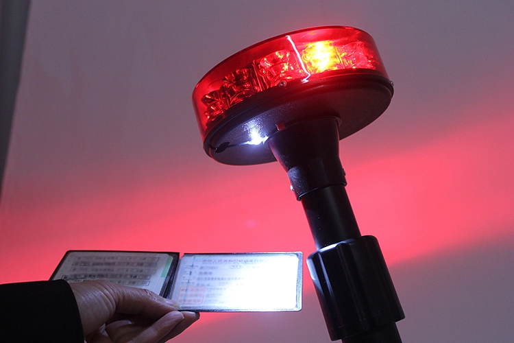 Haibang Blue LED Motorcycle Bike Safety Warning Strobe Telescopic Rear Pole Beacon Light