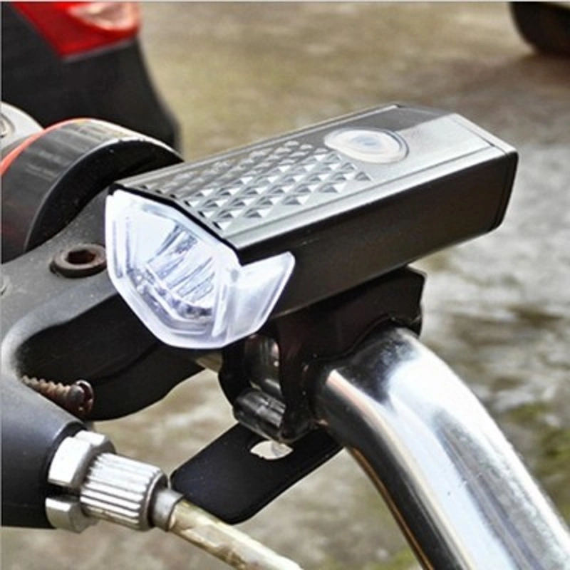 Bike Light USB Rechargeable 300 Lumens 3 Modes Bicycle Lamp Light Front Headlight Esg16723