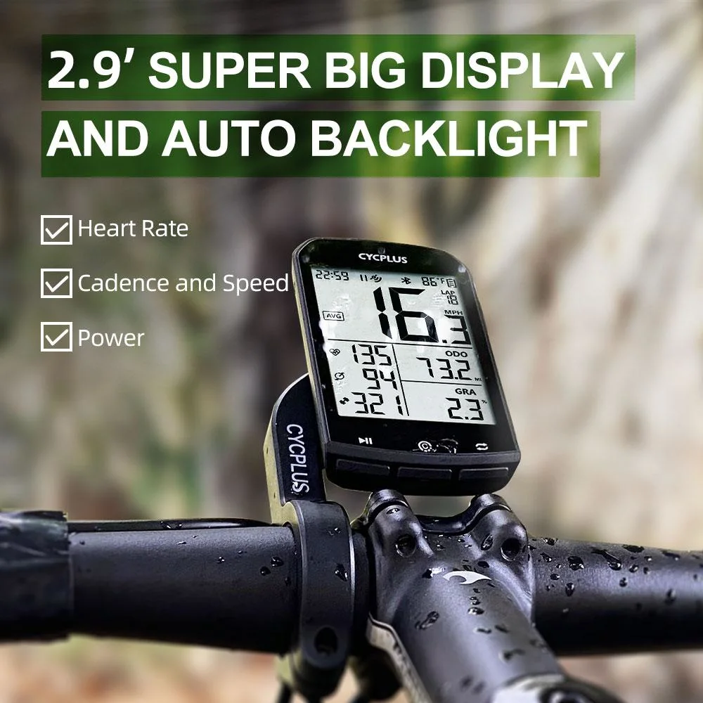 Cycplus M1 4402 Wireless Bike Computer GPS Bicycle Bike Computer Speedometer Cycling Speed Compueter