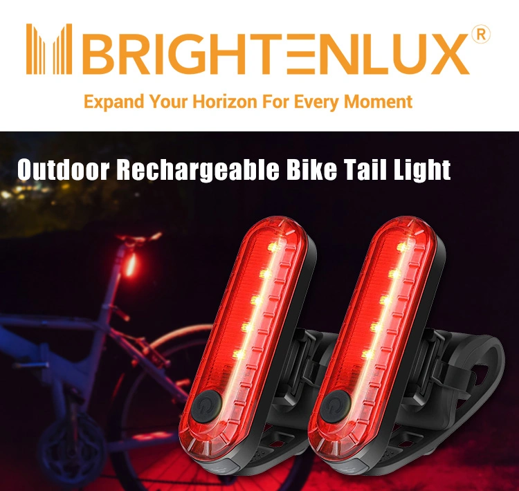 Brightenlux Wholesale Best High Quality Red Light Plastic Waterproof LED Bike Rear Light Taillight