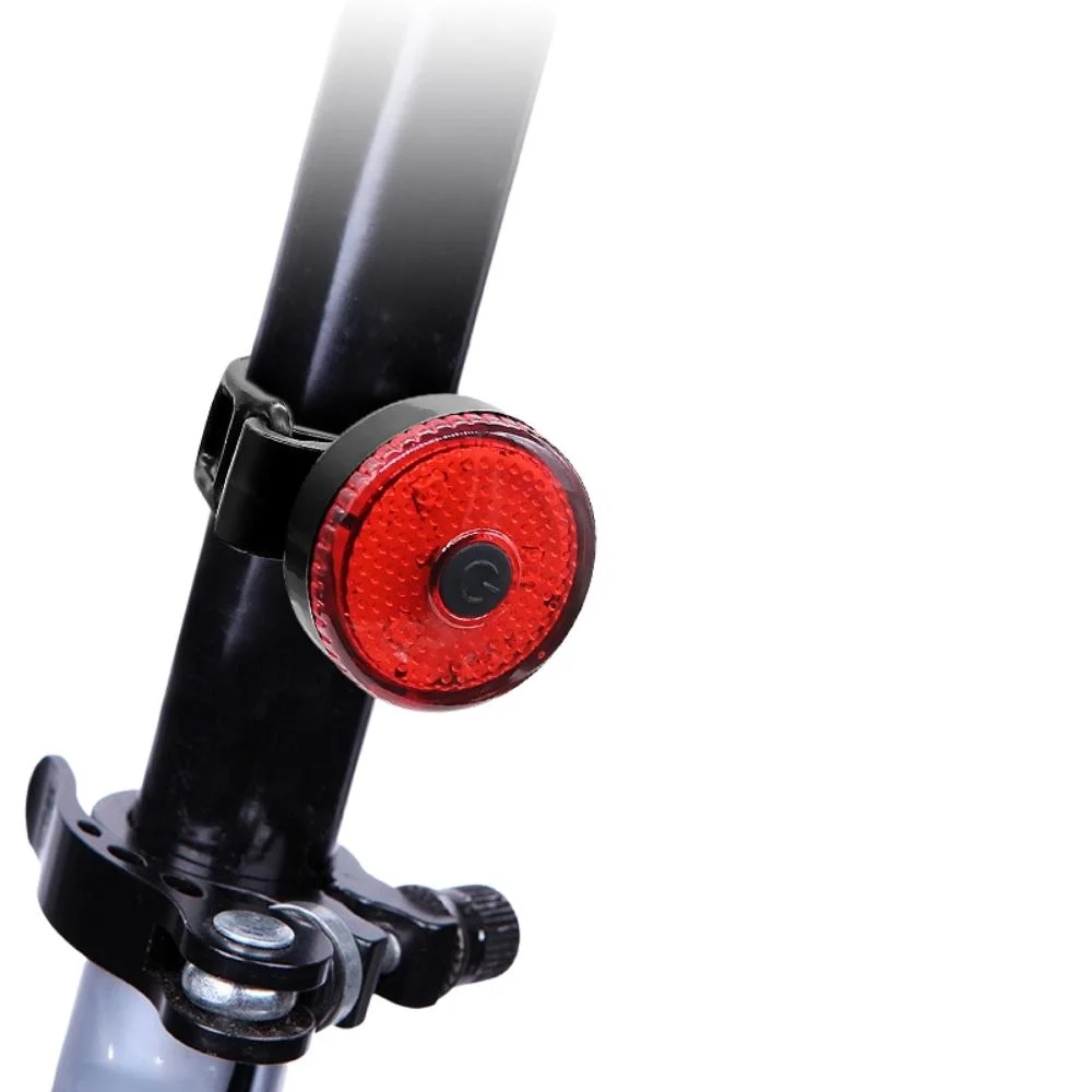 Round Bicycle Rear Light Mini LED Bicycle Taillight Headlight USB COB Rear Light Ipx-4 Waterproof Battery Torch Cycle USB Headlights Bolts Bl20884