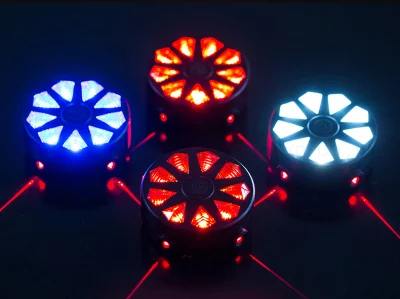 Set di luci per bici a LED da 9 pezzi, luce per bici ultra luminosa anteriore e posteriore, casco da strada di montagna impermeabile, faro per bicicletta e set di luci posteriori con 3 luci flash