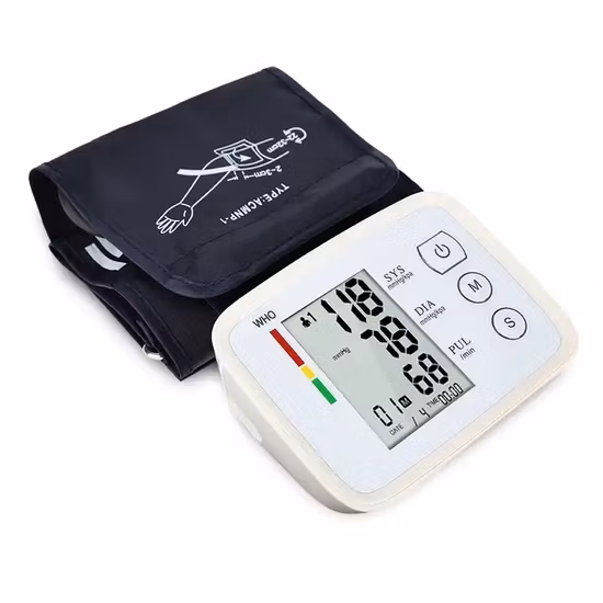 Monitor automatico della pressione arteriosa ODM OEM Monitor della frequenza cardiaca del battito cardiaco Monitor digitale della pressione sanguigna Bp del braccio