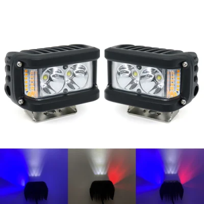 Faro da lavoro a LED per guida fuoristrada universale da 25 W per trattori Luci a LED Flash LED da lavoro per bicicletta, moto, faro a LED