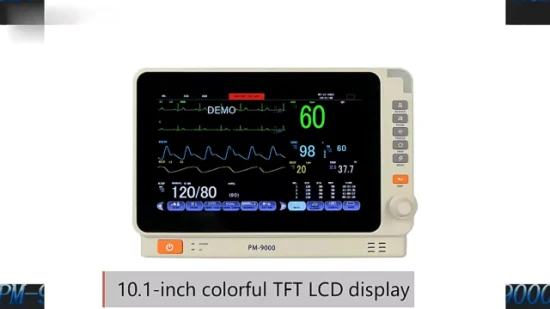 Il produttore fornisce un monitor paziente multiparametrico portatile da 10 pollici ultrasottile per la frequenza cardiaca per l'odontoiatria