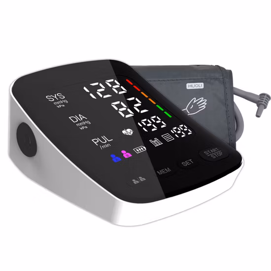 Tonometro digitale portatile preciso per la frequenza cardiaca Bluetooth per il settore sanitario