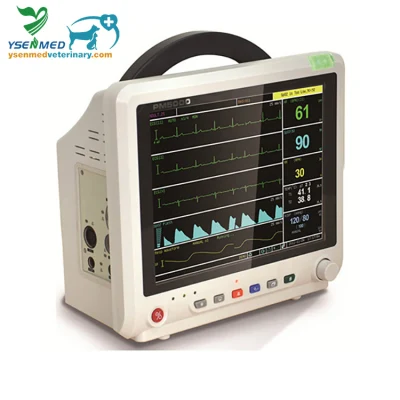 Monitor per apparecchiature veterinarie multiparametro Yspm500V.  Cardiofrequenzimetro veterinario